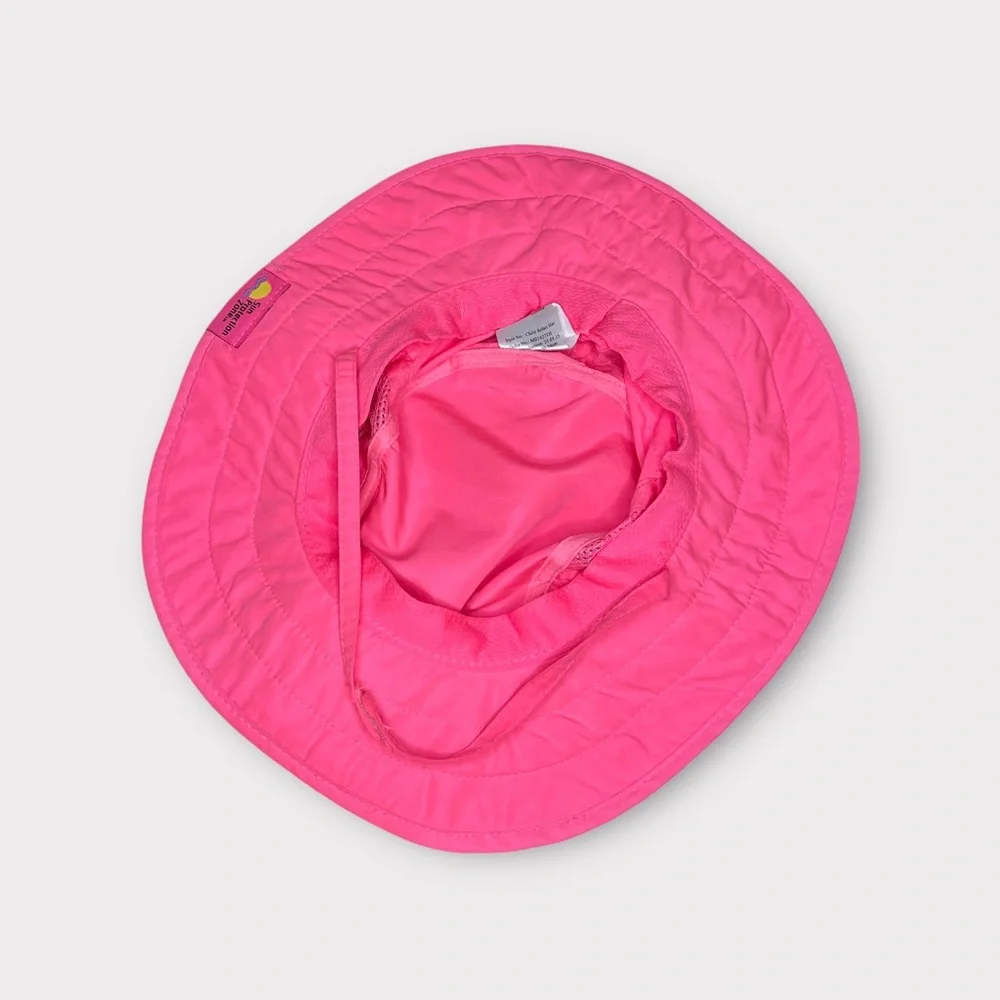 Sun Protection Zone Pink Floral Hat